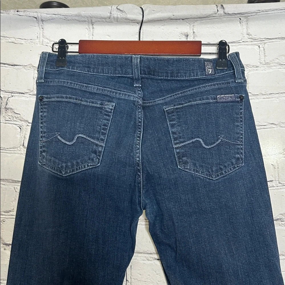 7 For All Mankind Bootcut Blue Jeans Size 29 Excellent Condition